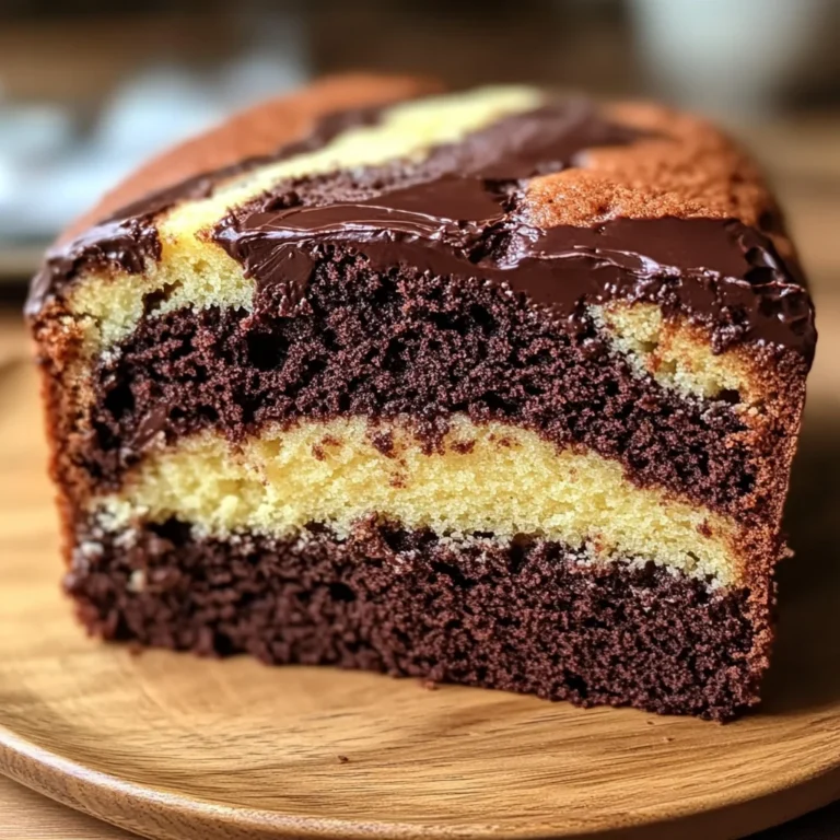 Cake Marbré Ultra Moelleux au Chocolat