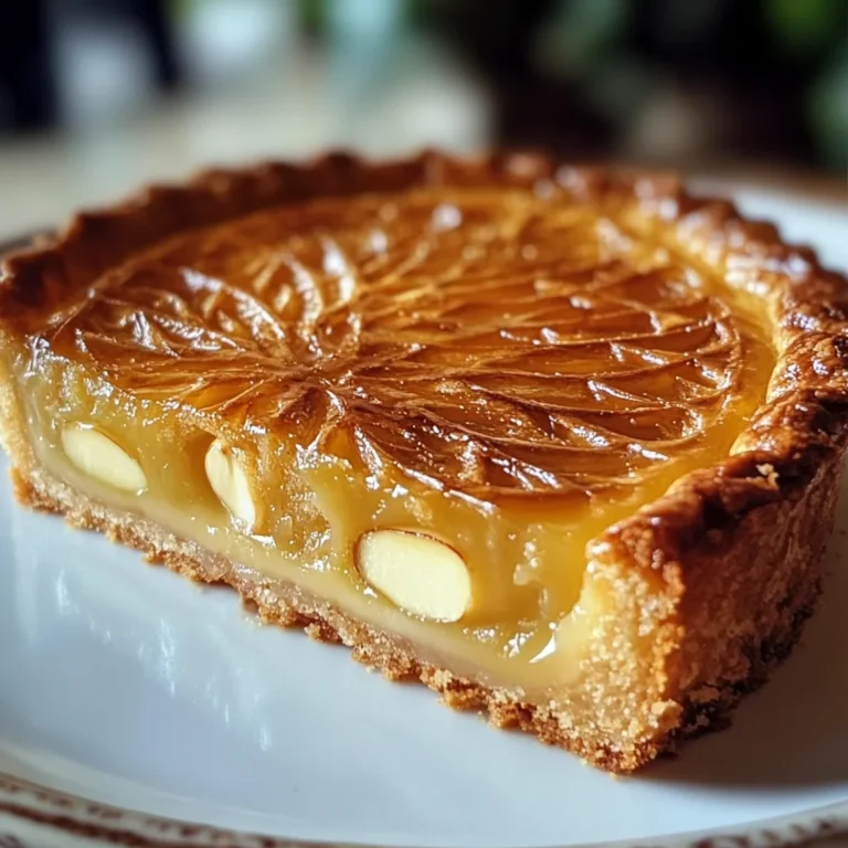 Gâteau Basque aux Amandes & Vanille