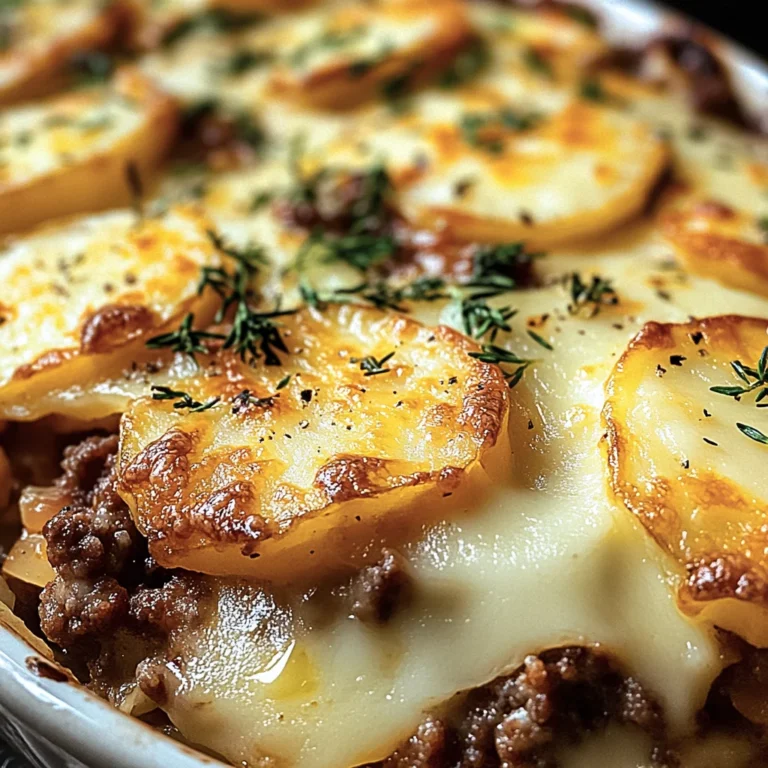 Gratin de Pommes de Terre et Bœuf Haché