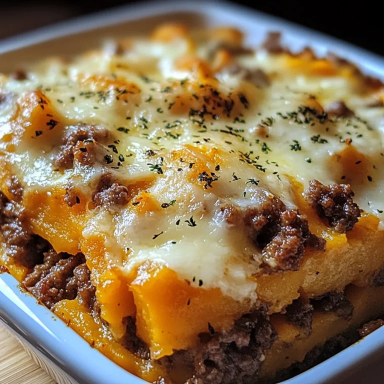 Gratin de patate douce et bœuf haché