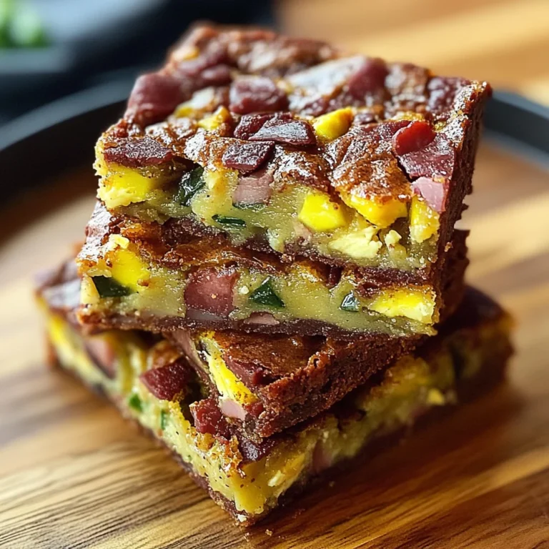 Brownie salé original et gourmand