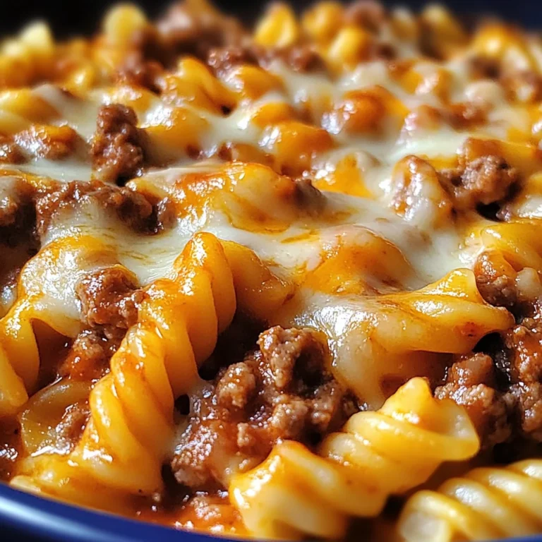 Gratin Pâtes Bœuf