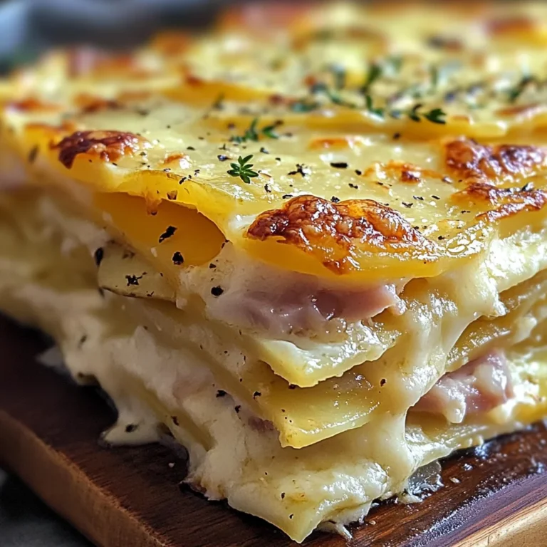 Lasagnes de Pommes de Terre Gourmandes