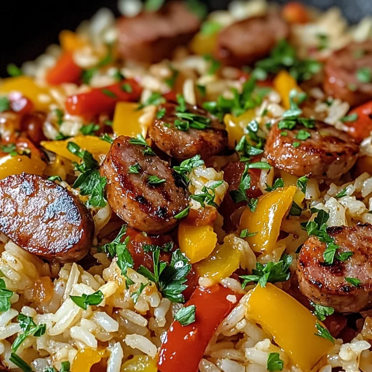 Poêlée Saucisse Riz