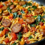 Poêlée Saucisse et Orzo