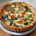 Quiche Boursin épinards maison