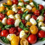 Salade Caprese Crémeuse