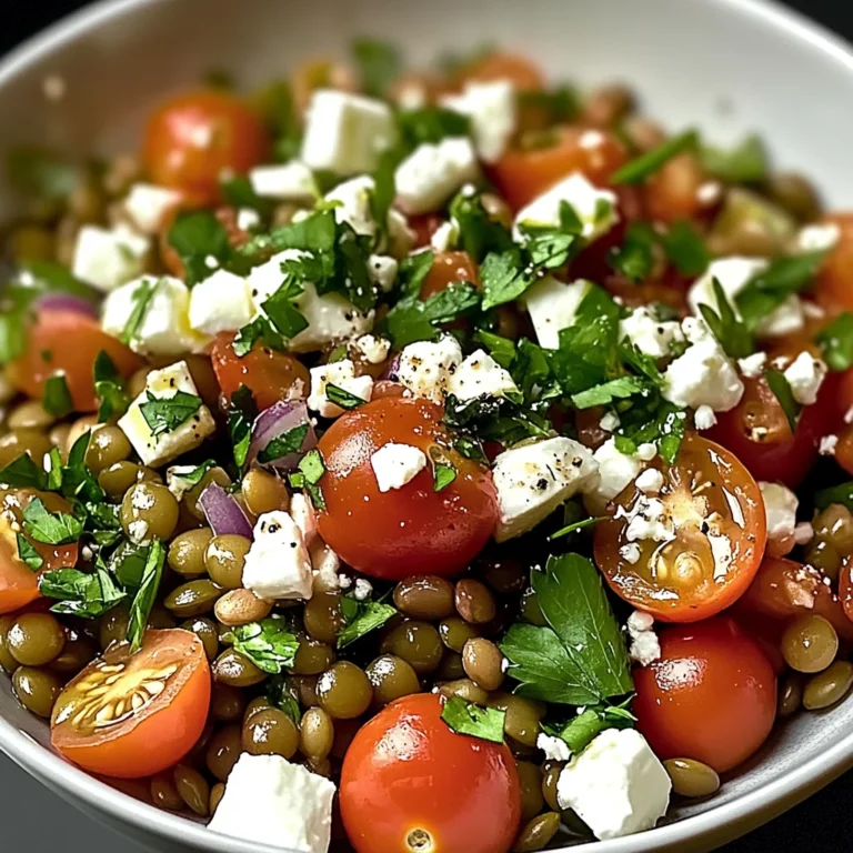 Salade Croquante de Lentilles & Feta