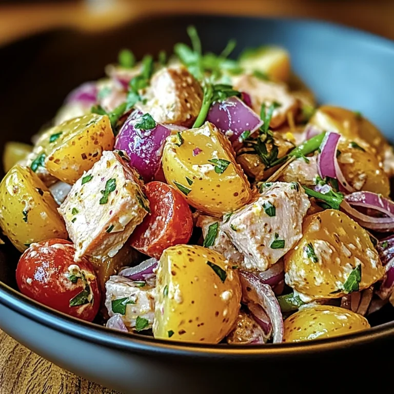 Salade de Pommes de Terre au Thon