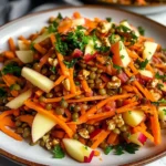 Salade végétarienne fraîche et croquante