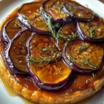 Tarte tatin aux aubergines