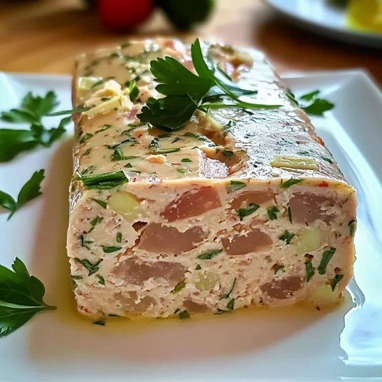 Terrine de thon simple et savoureuse