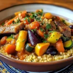 Couscous Marocain aux 7 Légumes