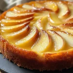 Gâteau flan aux pommes