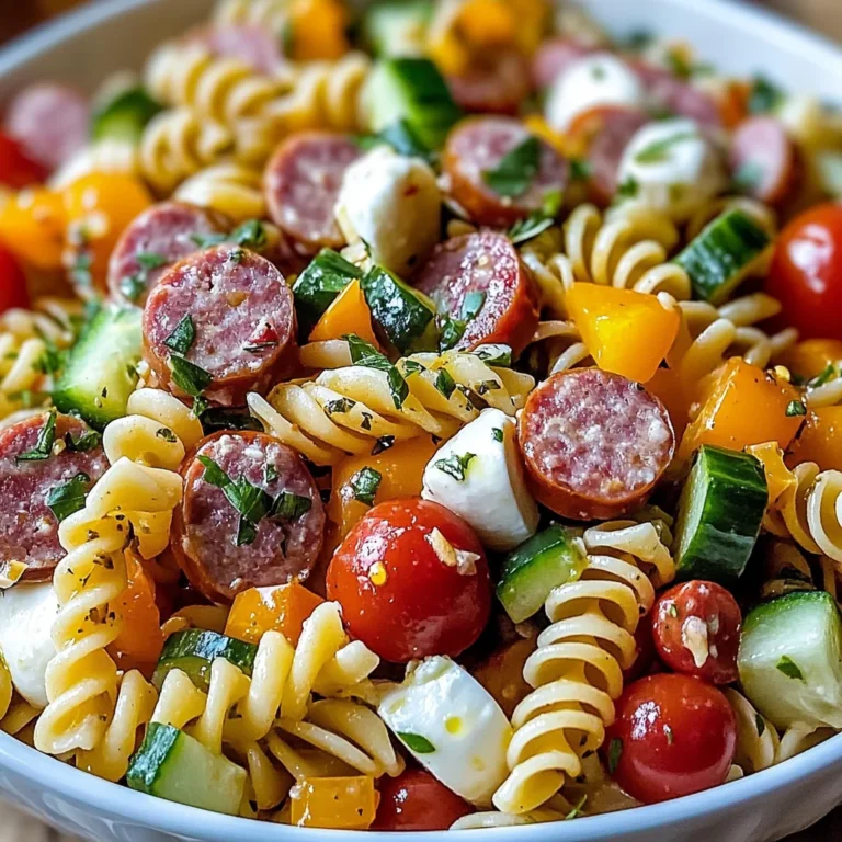 Salade de pâtes à l'italienne