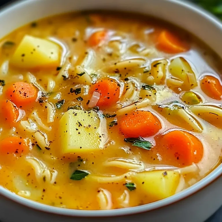 Soupe de Dernière Minute (Rapide et Savoureuse !)